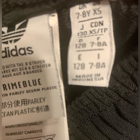 Adidas 3 Stripes Tricot Joggers, Size XS - Picture 8 of 8